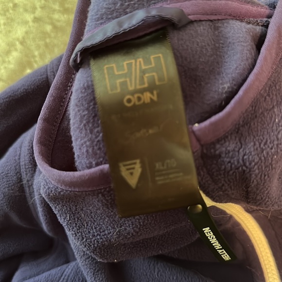Helly Hansen  XL  Navy Blue Fleece longer Jacket - Picture 4 of 4